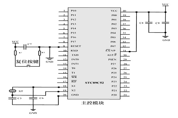 如何設計環境監測系統的主控模塊電路？